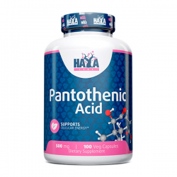 Ácido Pantoténico 500mg - 100 Cápsulas