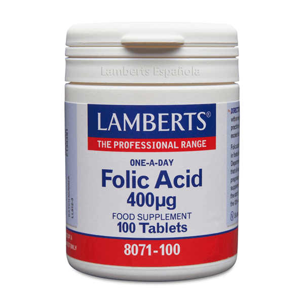 Ácido Fólico - 100 Tabletas