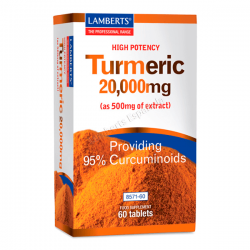 Cúrcuma 20.000mg - 60 comprimidos- Lamberts