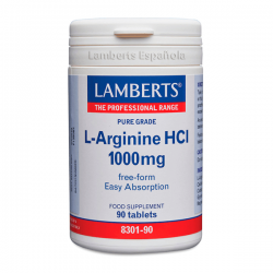 L-Arginina HCI 1000mg - 90 Tabletas