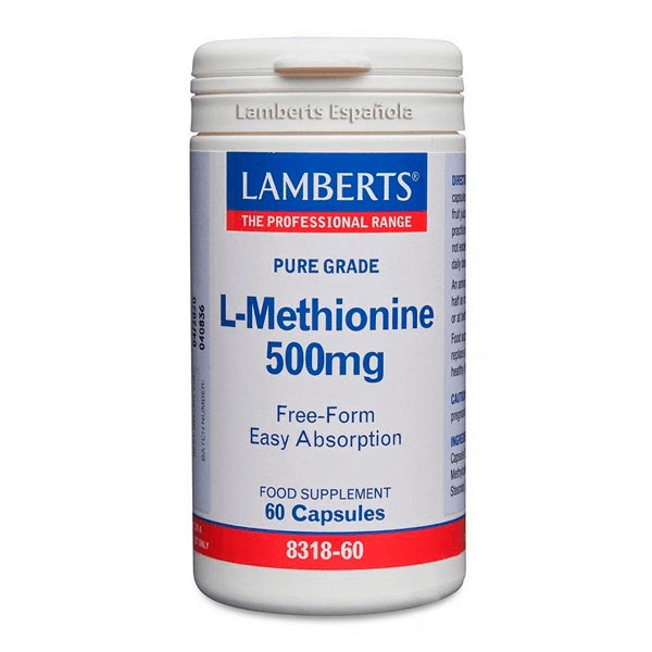 L-Metionina 500mg - 60 Cápsulas