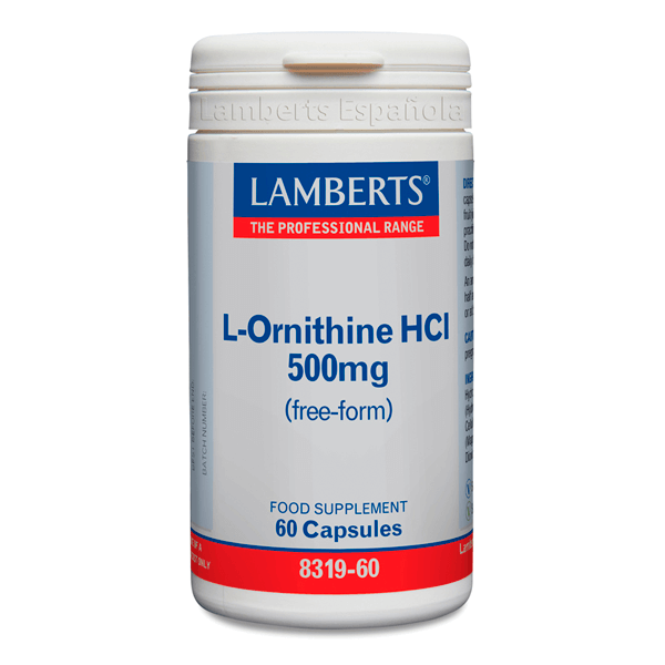 L-Ornitina HCI 500mg - 60 Cápsulas