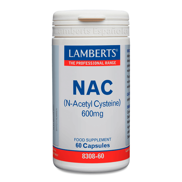 NAC (N-Acetil Cisteína) 600mg - 60 Cápsulas