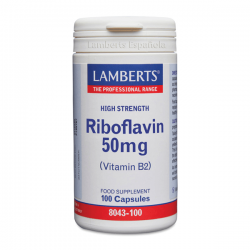 Riboflavina 50mg - 100 Cápsulas