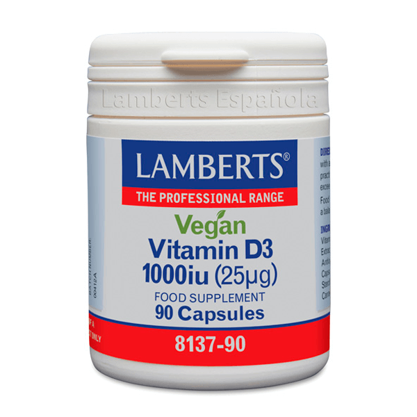 Vitamina D3 Vegana 1000UI - 90 Cápsulas