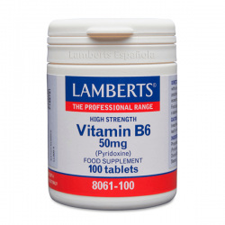 Vitamina B6 (Piridoxina) - 100 Tabletas