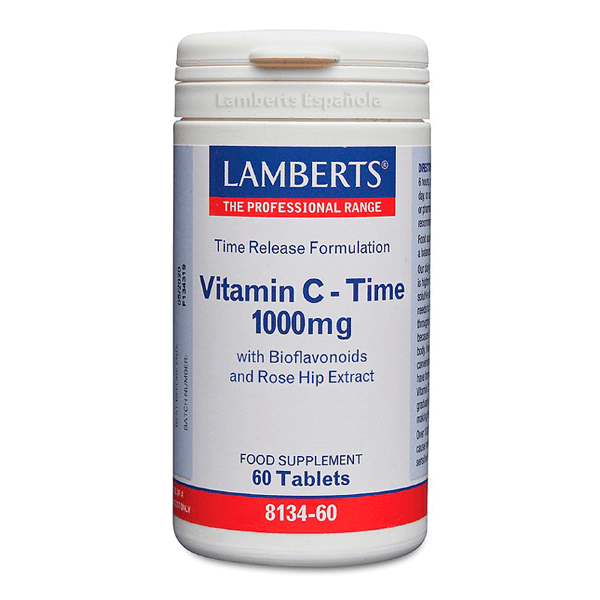 Vitamina C 1000mg con Bioflavonoides (Liberación Sostenida)- 60 Tabletas