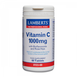 Vitamina C 1000mg con Bioflavonoides y Escaramujo - 60 Tabletas