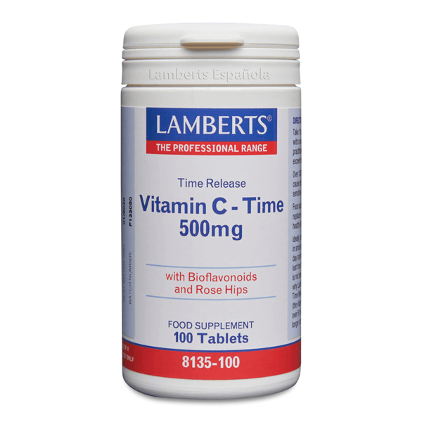 Vitamina C 500mg con Bioflavonoides (Liberación Sostenida) - 100 Tabletas