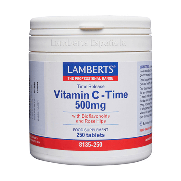 Vitamina C 500mg (Liberación Sostenida) - 250 Tabletas