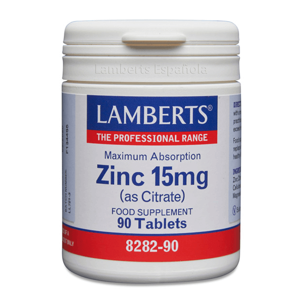 Zinc 15mg - 90 Tabletas