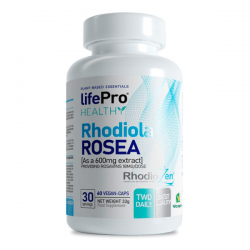 Rhodiola Rosea 600mg - 60 Cápsulas veganas