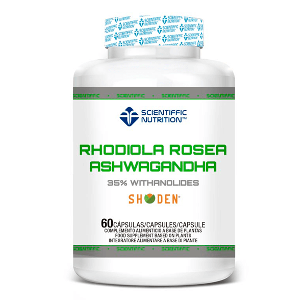Rhodiola Rosea + Ashwagandha 60 Cápsulas