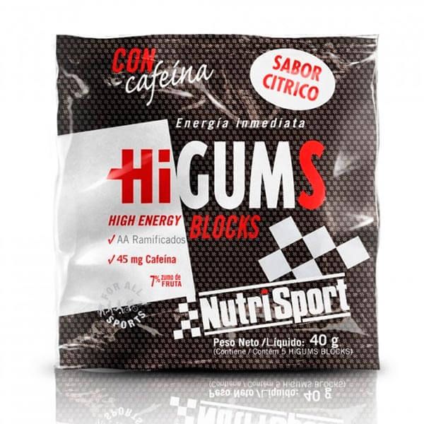 Higums Blocks con Cafeína - 40g