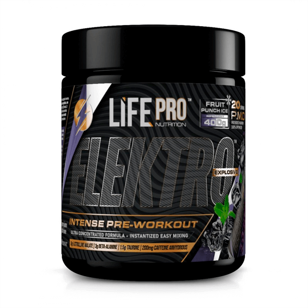 Elektro de 400g en la categoría pre entreno por LifePRO