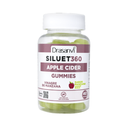 Siluet 360 Vinagre de Manzana - 40 Gominolas [Drasanvi]