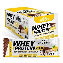 Barrita Whey Protein Bar en 35g en la categoría barritas de proteinas de VitoBest