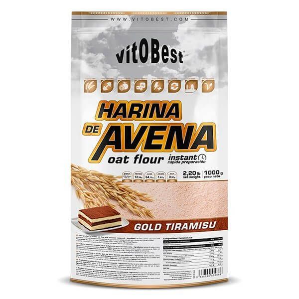 Harina de Avena bote de 1kg de la categoría harina de avena dulce del fabricante VitoBest