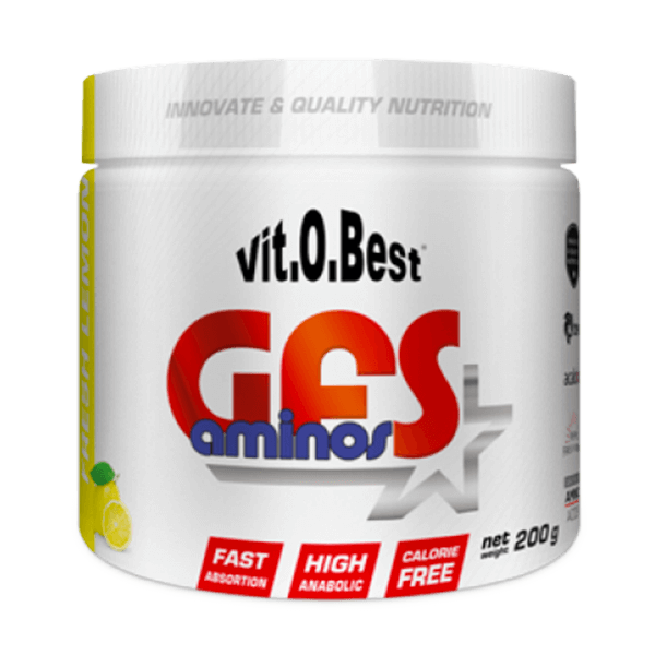 GFS Aminos envase de 200g de la marca VitoBest (Esenciales e Hidrolizados)