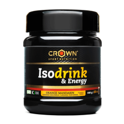 Isodrink & Energy en bebida isotónica hecho por Crown Sport de la sección energéticos