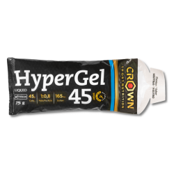 Gel HyperGel 45 presentación de 75g hecho por Crown Sport en la categoría energéticos