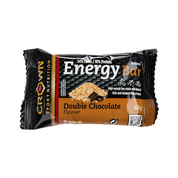 Energy Bar presentación de barrita energética suplemento de la sección barritas de carbohidratos por Crown Sport