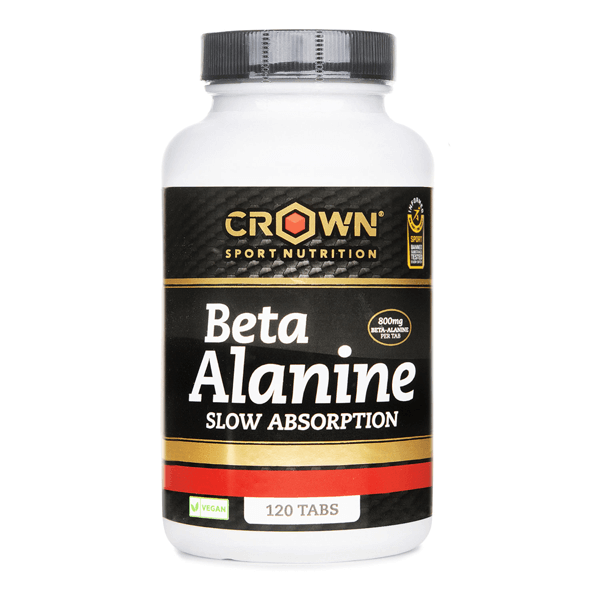 Beta Alanina en 120 tabletas complemento alimenticio de beta-alanina hecho por Crown Sport