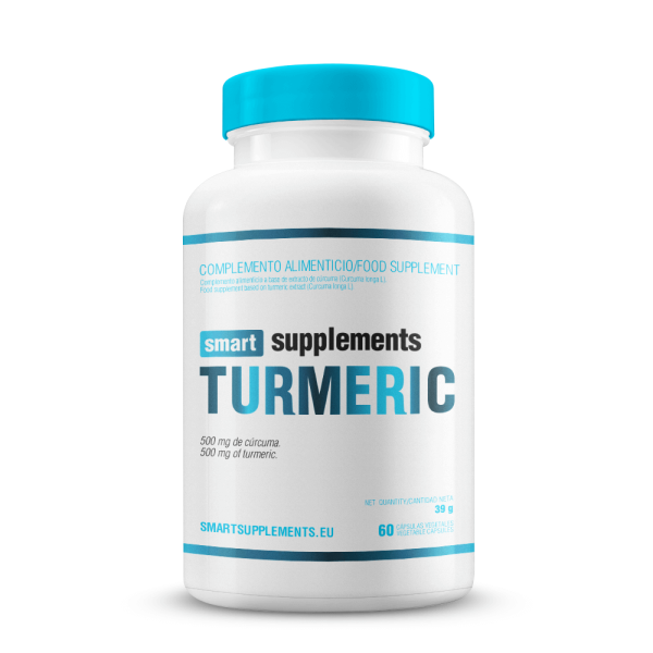 Cúrcuma 500mg bote de 60 cápsulas vegetales del fabricante Smart Supplements de la sección antioxidantes