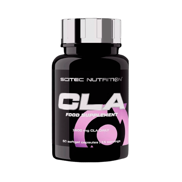 CLA bote de 60 softgels hecho por Scitec Nutrition