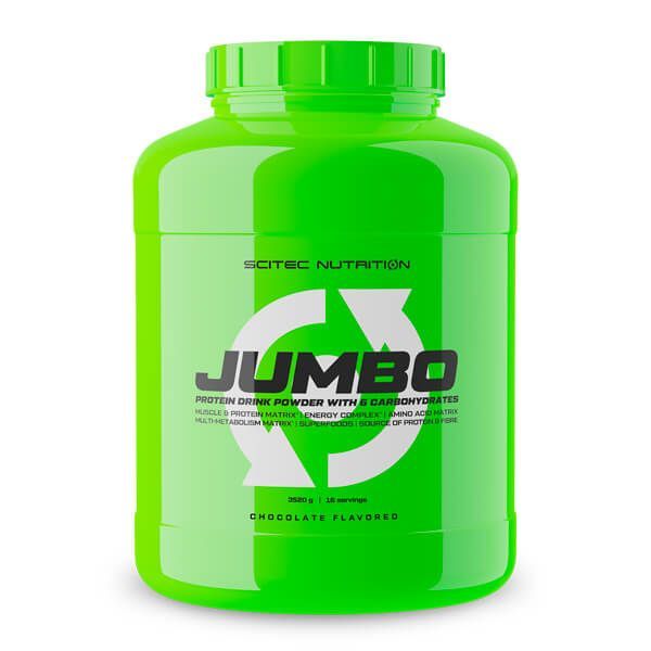 Jumbo presentación de 3520g en la categoría ganadores de peso con proteína hecho por Scitec Nutrition