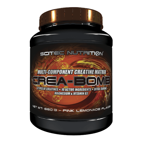 Crea-Bomb bote de 660g en la sección de otras creatinas del fabricante Scitec Nutrition