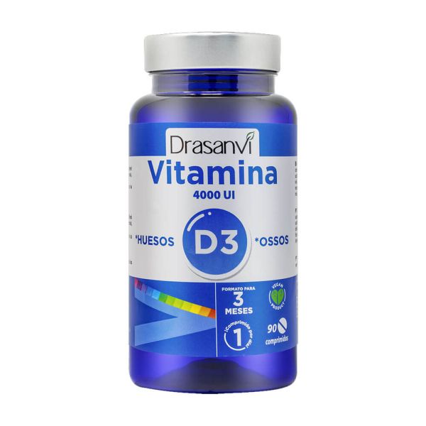 Vitamina D3 4000UI - 90 Tabletas
