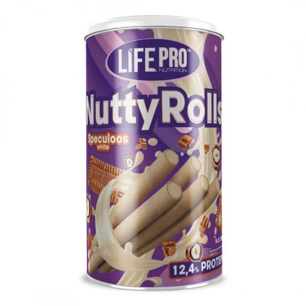 NuttyRolls White Speculoos - 200g [Life Pro Nutrition]