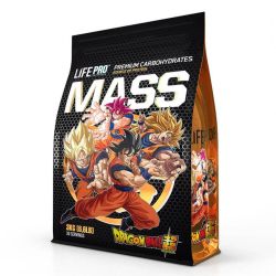 Mass Gainer Dragon Ball Super Edición Limitada bote de 3kg de LifePRO de la categoría ganadores de peso con proteína