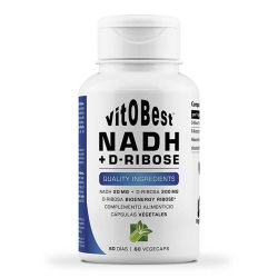 NADH+D-Ribosa presentación de 60 cápsulas del fabricante VitoBest de la categoría mejora general