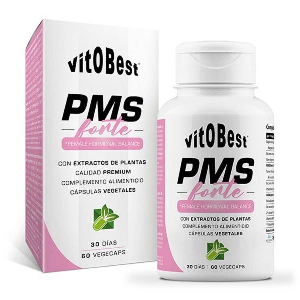 PMS Forte envase de 60 cápsulas del fabricante VitoBest en la sección de especial mujer