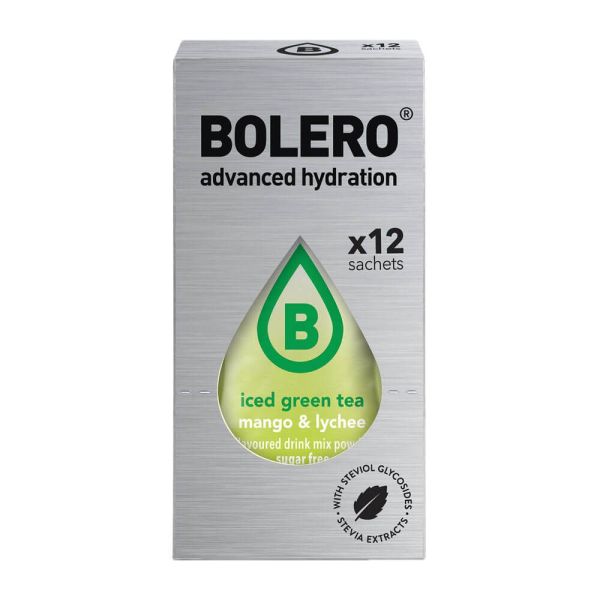 Caja de 12 Stick Bolero Iced Green Tea para 500ml - 3g [Bolero]