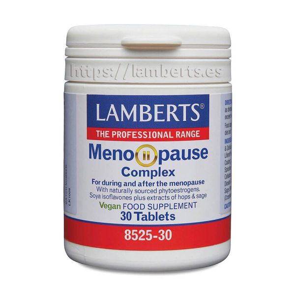 Menopause Complex presentación de 30 tabletas hecho por Lamberts de la sección especial mujer