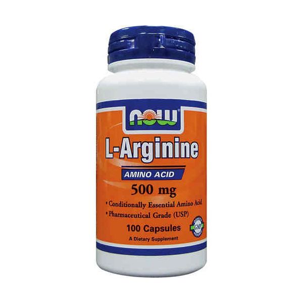 Arginine 500mg - 100 caps [Now Foods]