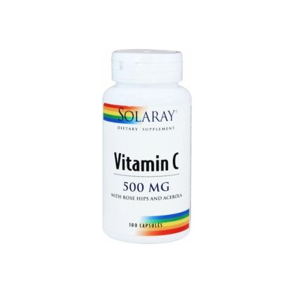 Vitamina C 500mg - 100 cápsulas [Solaray]