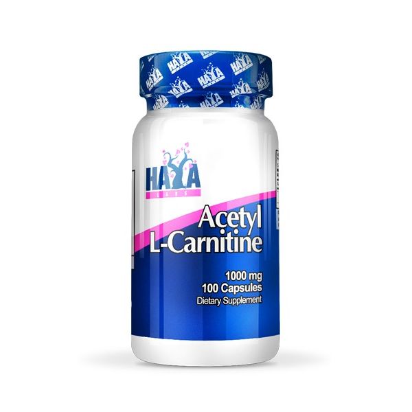 Acetil l-carnitina 1000mg - 100 cápsulas [Haya Labs]