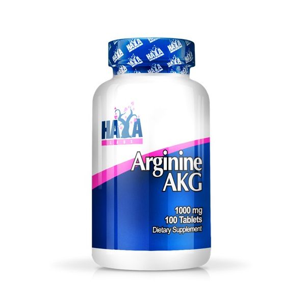 Arginina AKG 1000mg - 100 tabletas [Haya Labs]