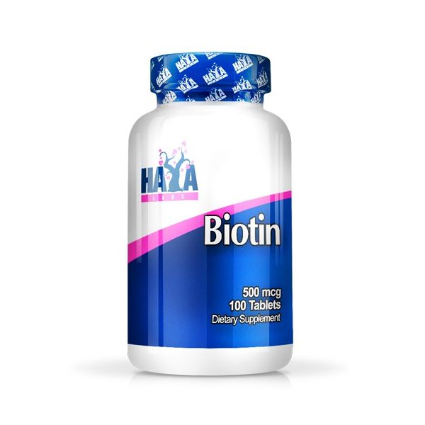 Biotina 500 mcg - 60 cápsulas [Haya Labs]