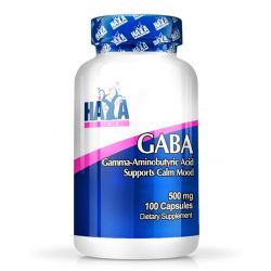 GABA 500 mg - 100 cápsulas [Haya Labs]