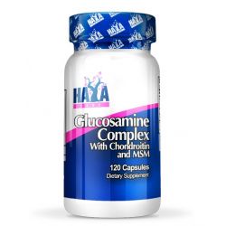 Complejo de Glucosamina Condroitina y MSM - 120 cápsulas [Haya Labs]