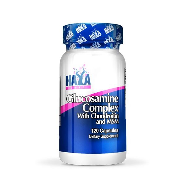 Complejo de Glucosamina Condroitina y MSM - 120 cápsulas [Haya Labs]