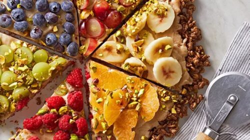 Disfruta una deliciosa y saludable pizza de frutas