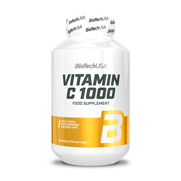 Vitamina C1000 + Rose Hips de Biotech USA