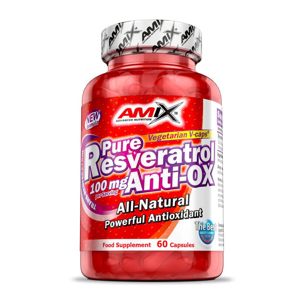Pure Resveratrol Anti-Ox 100mg de Amix Nutrition