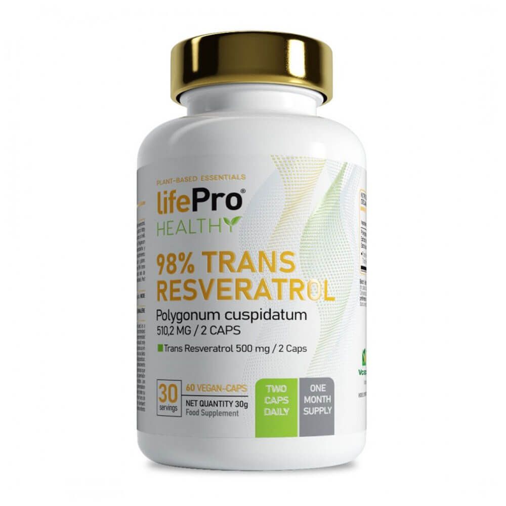 Trans Resveratrol 98% de Life Pro